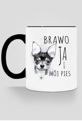 Kubek - BRAWO JA I MÓJ PIES - GingerCat-WiciaArt
