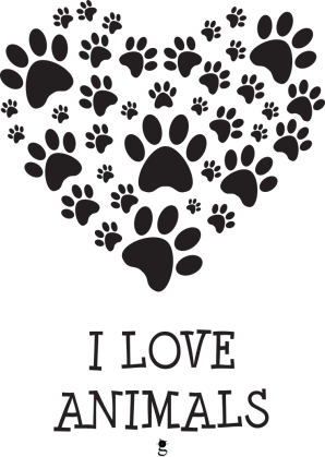 Koszulka dziecięca - I LOVE ANIMALS