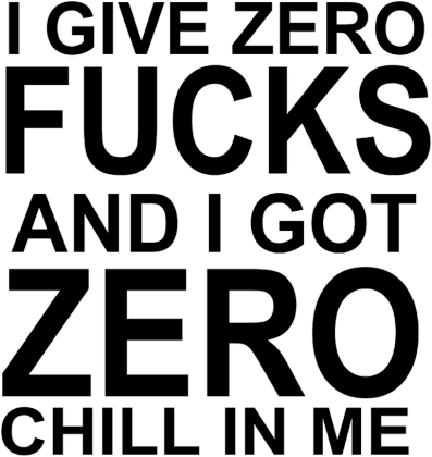 Torba Ariana Grande - I GIVE FUCKS AND I GOT ZERO CHILL IN ME