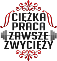 T-shirt męski Ciężka praca...