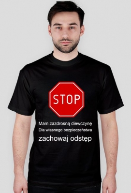 koszulka zazdrosna dziewczyna - Fajowe
