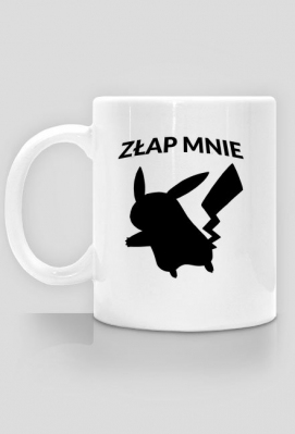 Kubek Pokemon Pikachu "ZŁAP MNIE/CATCH ME" - Akcesoria Pokemon