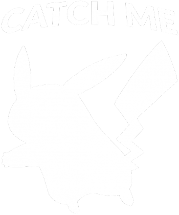 Koszulka Pokemon Pikachu "CATCH ME"