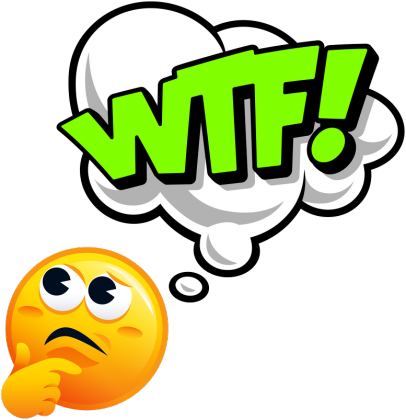 Emoji Emotikon WTF W