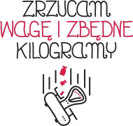 Bluza z nadrukiem, fitness (Zrzucam wagę i..)