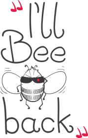 Koszulka z nadrukiem - I'll Bee back