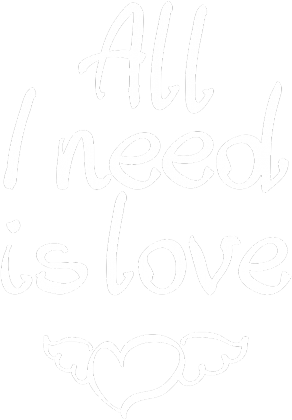 Koszukla z nadrukiem (All I need is love)