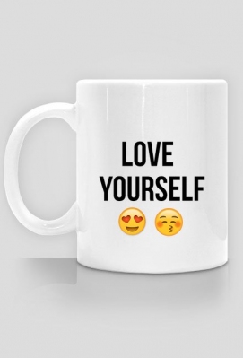 Kubek Love Yourself Emoji - STARSHOP
