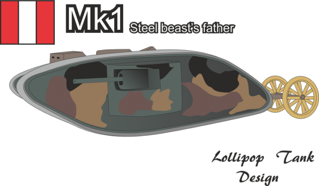 Lollipop Tank Design - czołg MK1