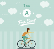 Bluza biker jestem wolną duszą :)