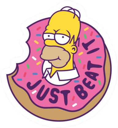 HOMER JUST BEAT IT