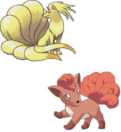 Vulpix i Ninetales!