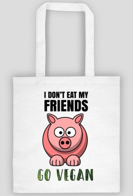 PIG Friend - eko bag - Happy Veggie