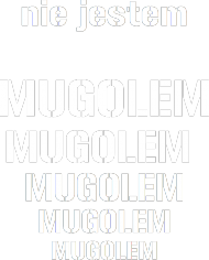 Nie jestem mugolem - koszulka męska - black/blue/green