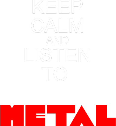 bezrękawnik męski ''Keep calm and listen to METAL''