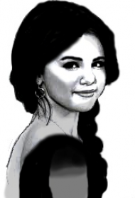 Torba biała - Selena Gomez