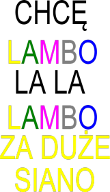 Koszulka LAMBO