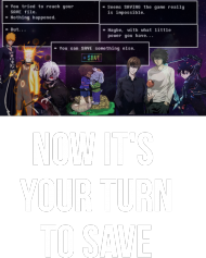 Now It's your turn to save (miks anime + undertale)