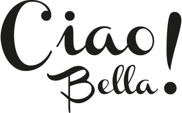 Ciao bella! czarny napis