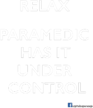 T-shirt damski Relax Paramedic Has It Under Control