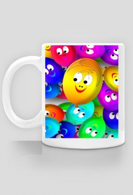 Boom Kubek "Balony" - Boom Tshirt  Moja pasja Twój styl