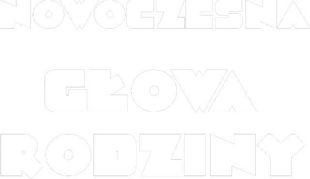 Nowoczesna głowa rodziny v.2 biały napis