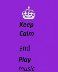 Keep Calm and Play music