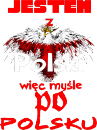bluza z nadrukiem Polish Jestem z..