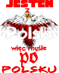 bluza z nadrukiem Polish Jestem z