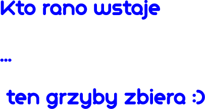 Kubek kto rano wstaje