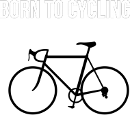 #Born to cycling- white