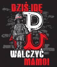 Kubek "Dziś idę walczyć mamo!"
