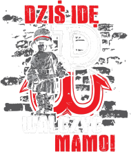 Koszulka patriotyczna "Dziś idę walczyć mamo!"