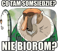 Co tam somsiedzie? Nie biorom? - Bluza dla wędkarza