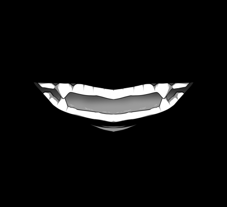 Kawaii maseczka - Zęby