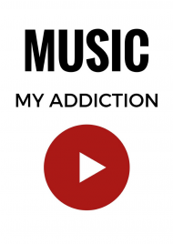 PLAKAT MUSIC MY ADDICTION