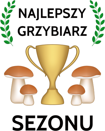 Plakat Najlepszy grzybiarz sezonu