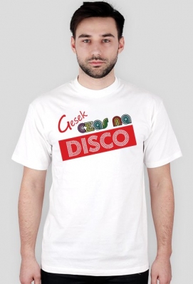 Koszulka - Czas na disco - Mężczyzna - Kolor - Gesek