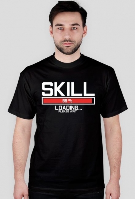 BStyle - Skill Loading (Koszulka dla graczy) - Koszulki dla graczy, bluzy, kubki, gadżety z nadrukiem,  easy game, skill loading, good game, ez, gg, wp - BStyle.pl