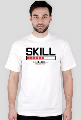 BStyle - Skill Loading (Koszulka dla graczy) - Koszulki dla graczy, bluzy, kubki, gadżety z nadrukiem,  easy game, skill loading, good game, ez, gg, wp - BStyle.pl