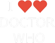 "I Love Doctor Who" koszulka męska