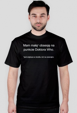 Doktor Who "Mam małą obsesję" męska - Talk Nerdy
