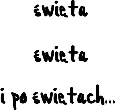 Kubek "święta święta"