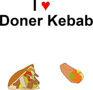Koszulka I ♥ Doner Kebab