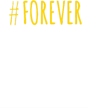 Bluza Damska - #Forever (złoty) - nadruk