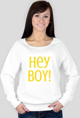 Bluza Damska - Hey Boy (złoty) - SIMC home&fashion