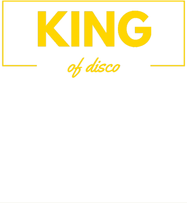 Bluza Męska - King of disco (złoty)