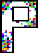 Kaszkietka z oficialnym logiem pixel art.