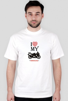 I LOVE MY BIKE (męska) - koszulki_MMvlog