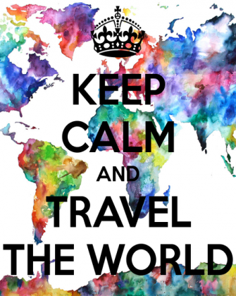 kubek keep calm and travel the world